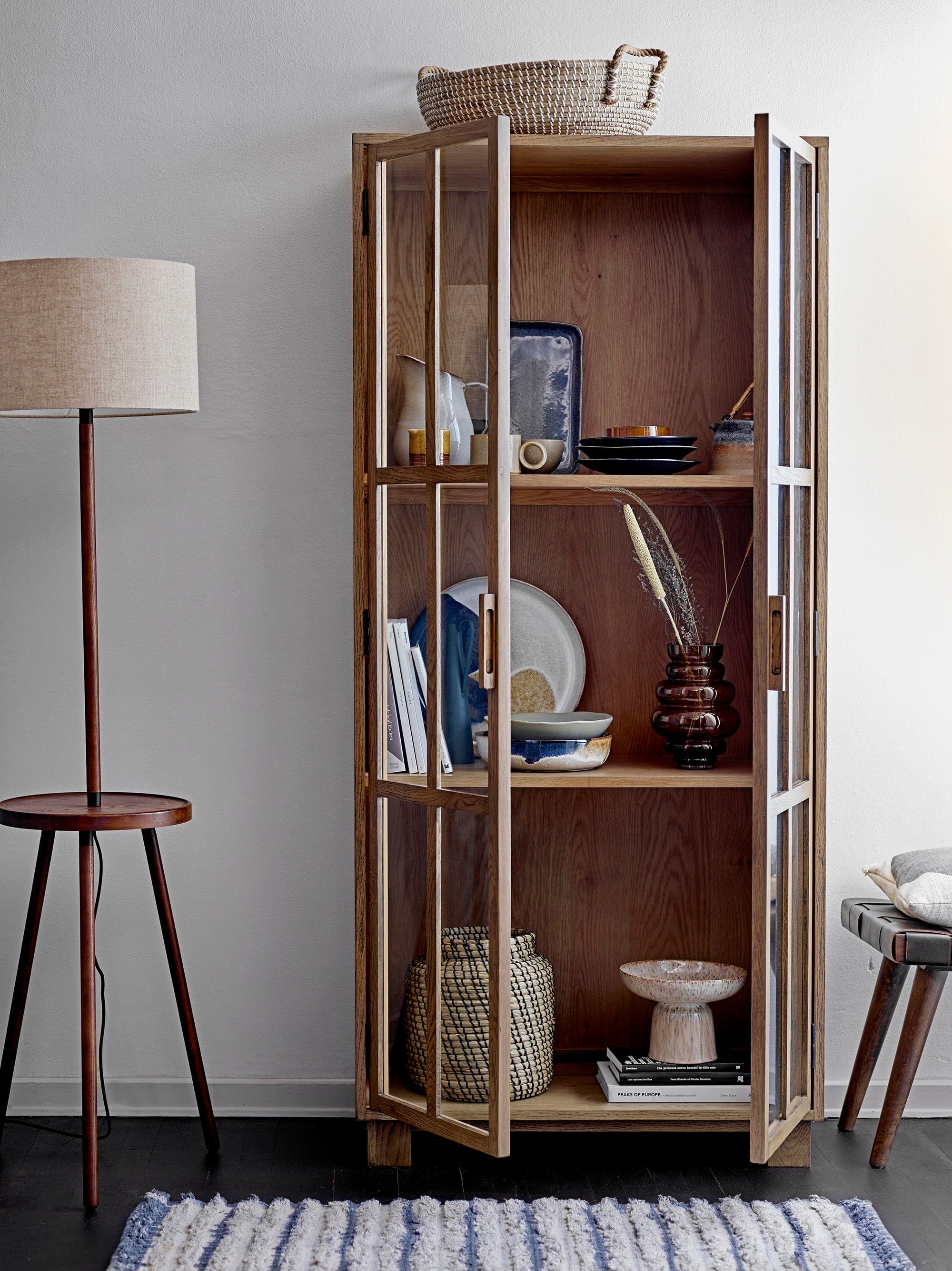 Bloomingville Bol din ceramica, Jules II Gri, 750 ml