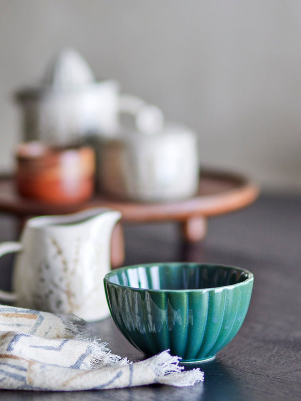 Bloomingville Bol din ceramica, Latina Verde, 400 ml