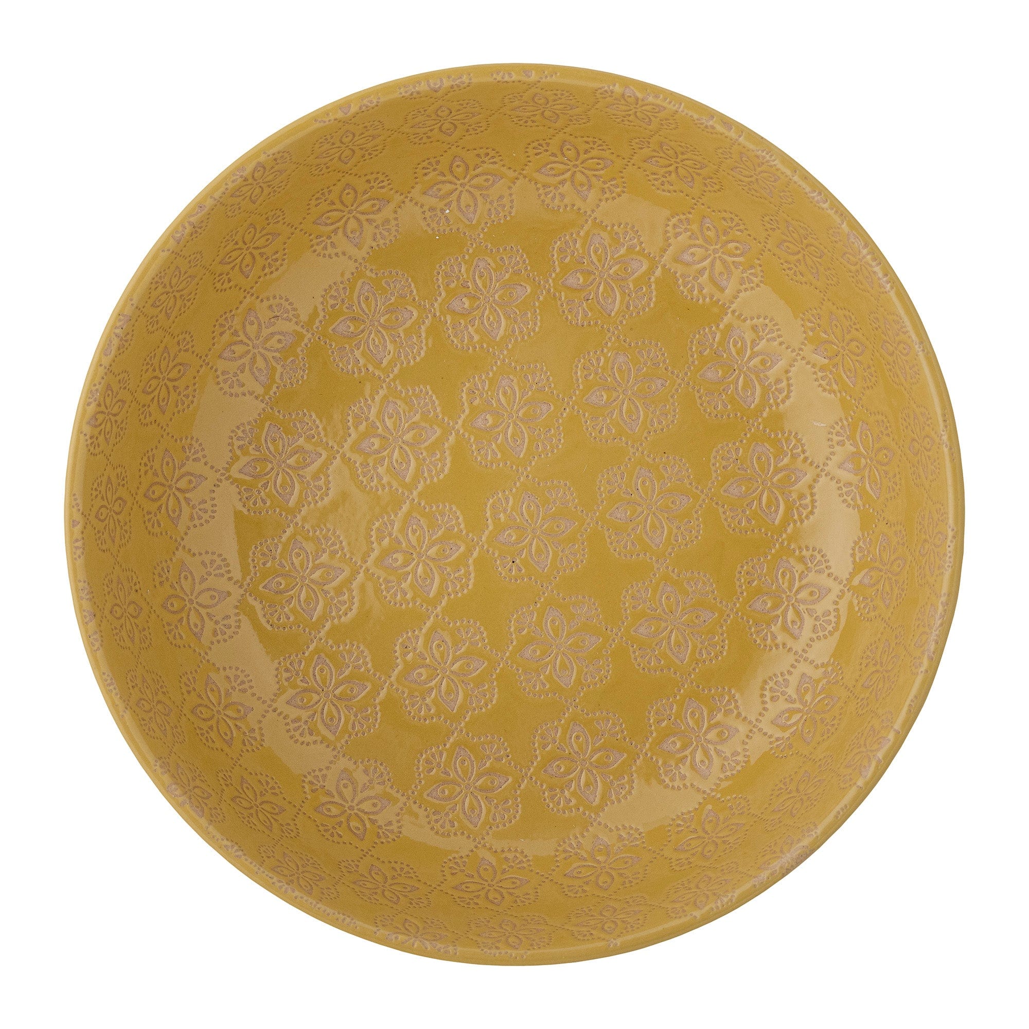 Bloomingville Bol din ceramica, Marsala Galben, 1100 ml