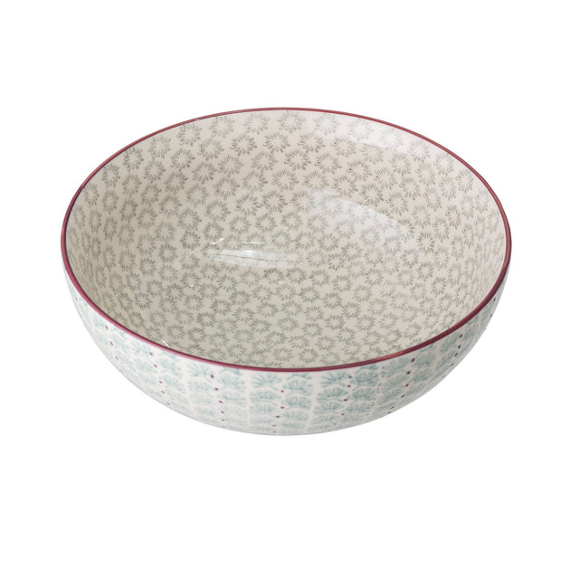 Bloomingville Bol din ceramica, Maya Verde, 2600 ml