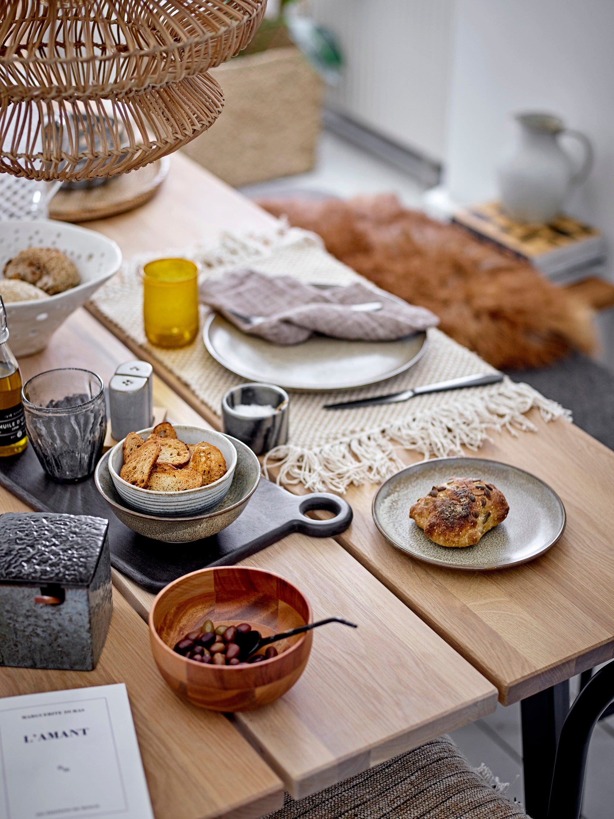 Bloomingville Bol din ceramica, Nohr Maro, 550 ml