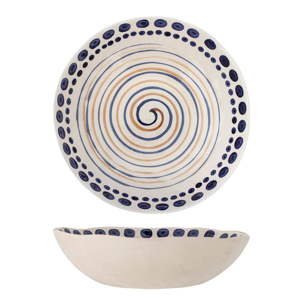 Bloomingville Bol din ceramica, Shama Portocaliu, 4200 ml