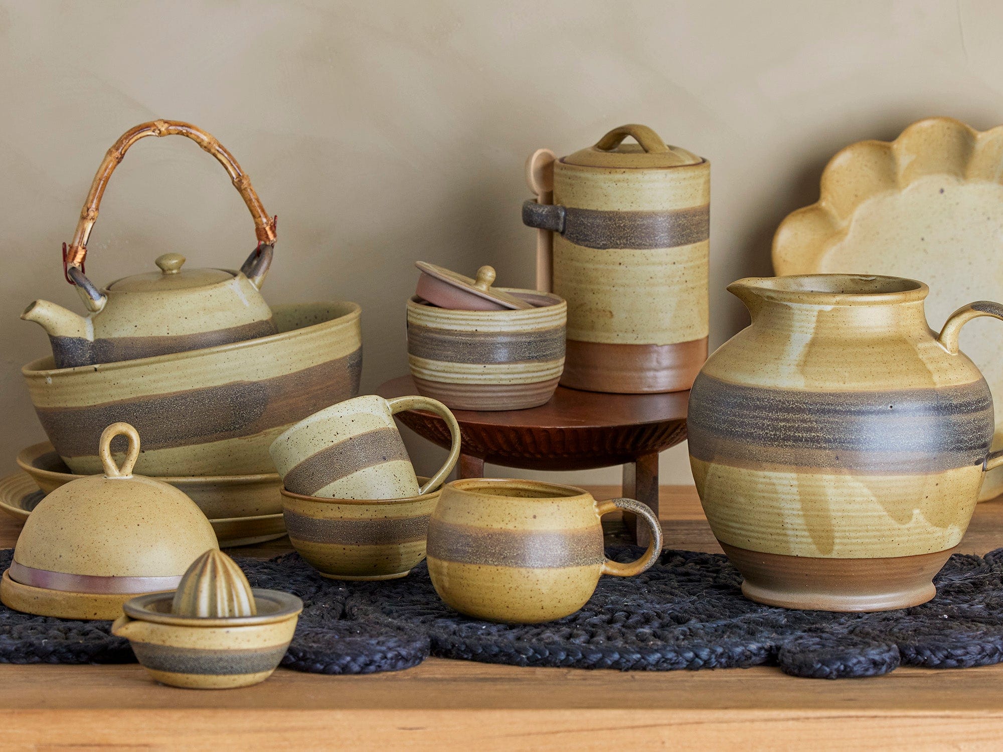 Bloomingville Bol din ceramica, Solange Natural, 2900 ml