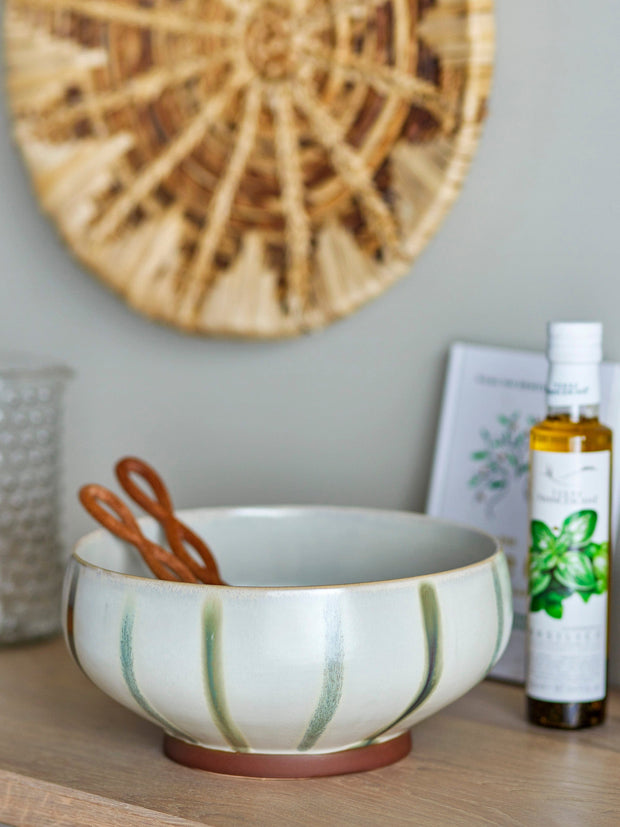 Bloomingville Bol din ceramica, Soph Gri, 3500 ml