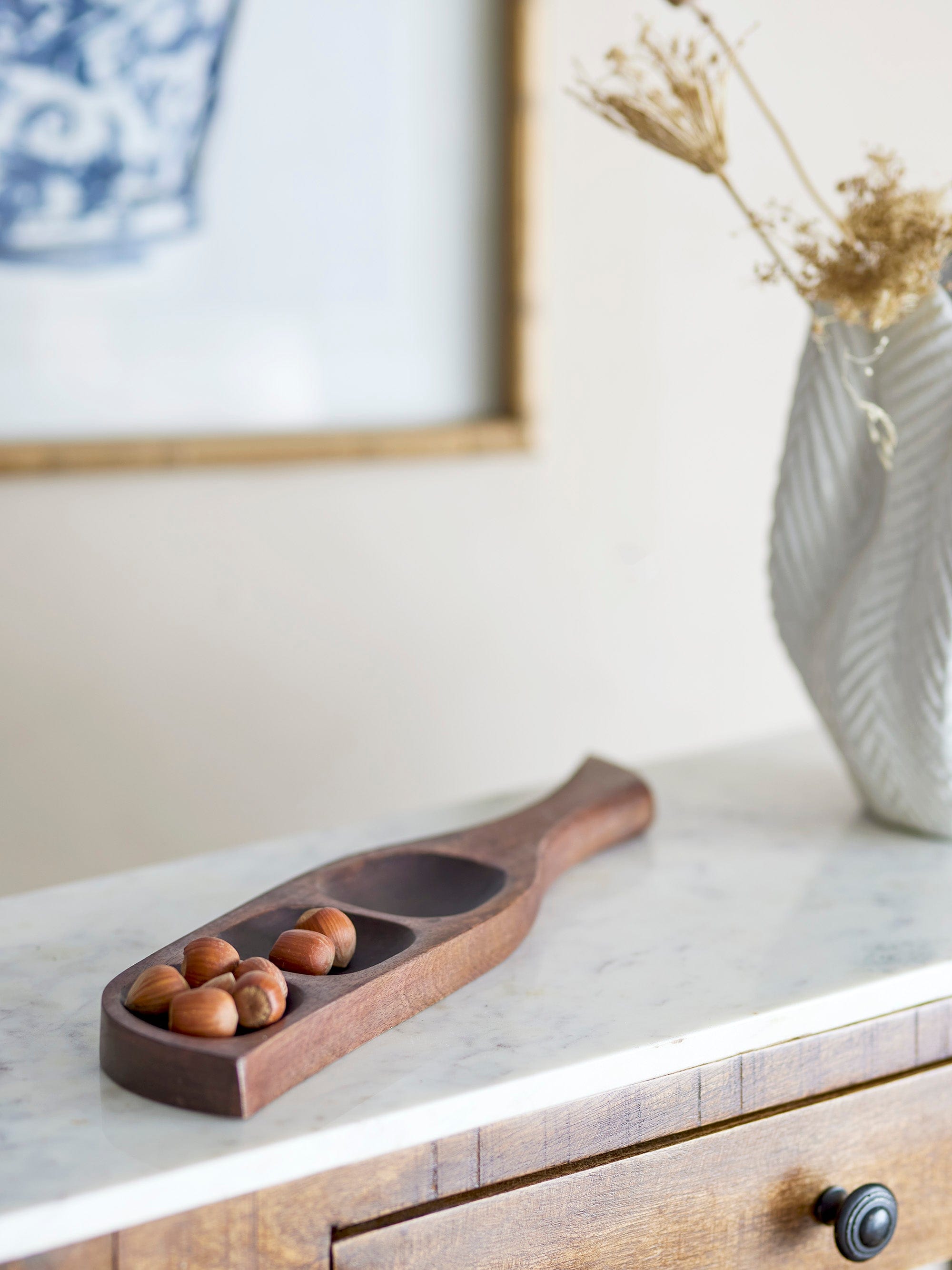 Bloomingville Bol din lemn, Thorun Maro, L40xl9xH2,5 cm