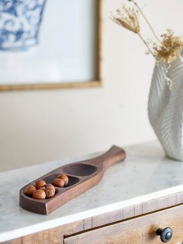 Bloomingville Bol din lemn, Thorun Maro, L40xl9xH2,5 cm