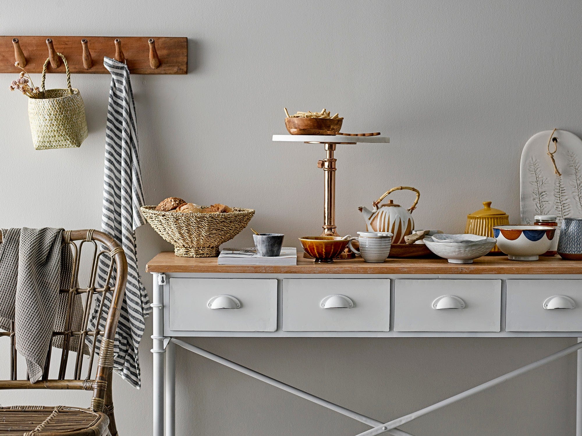 Bol din portelan, Camellia II Albastru, 1000 ml (3)