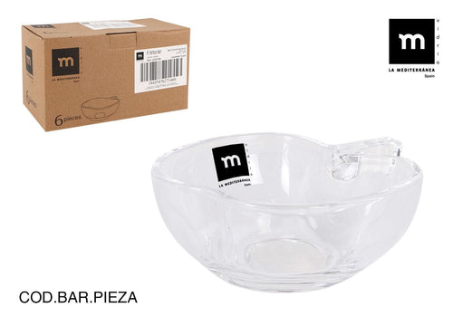 Bol din sticla, Capricho Transparent, L11.4xl10.3xH4.5 cm