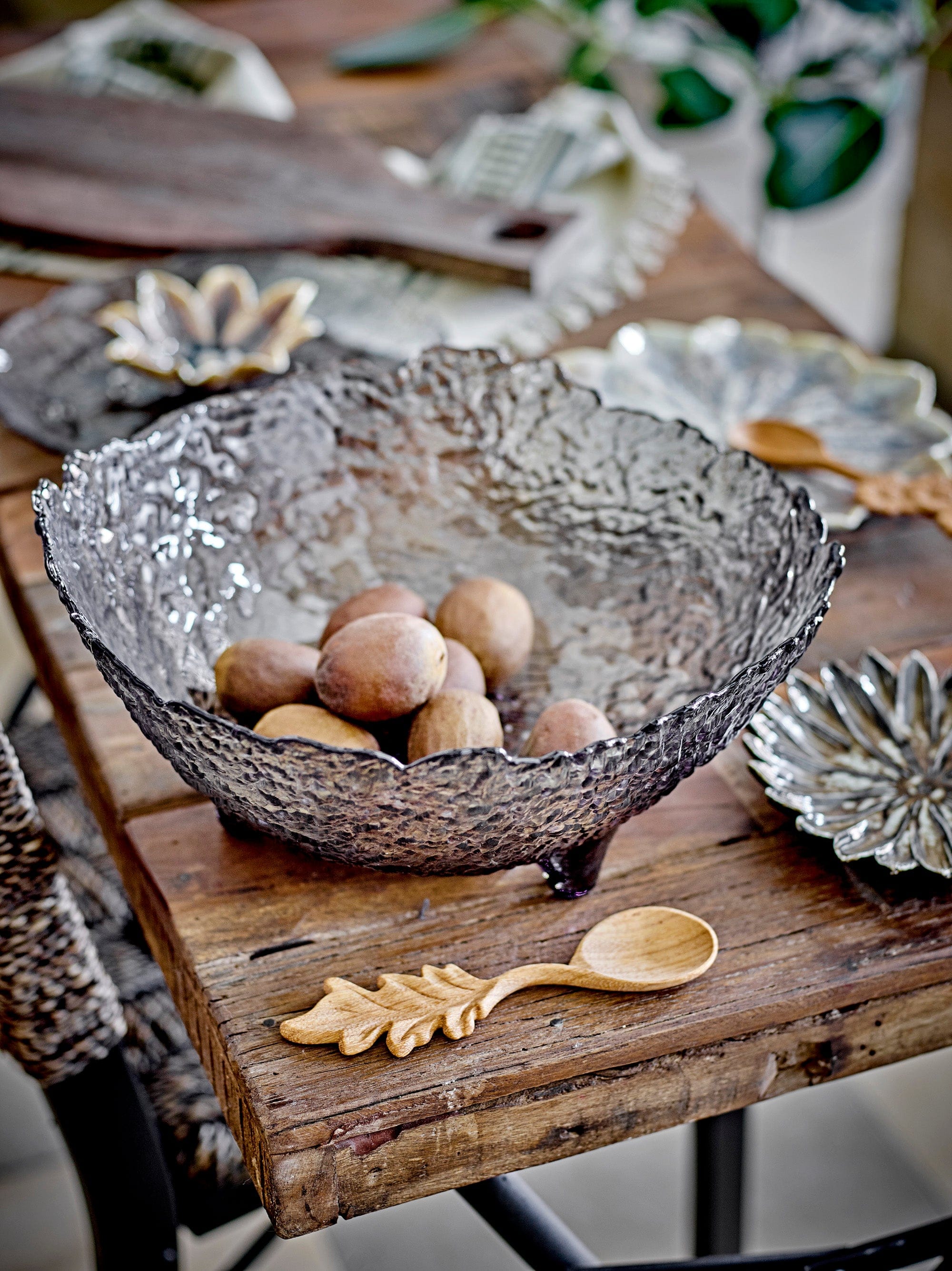 Bloomingville Bol din sticla, Catia Gri, 5500 ml