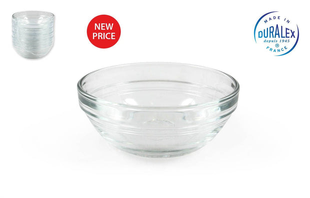 Bol din sticla, Lys Transparent, 125 ml