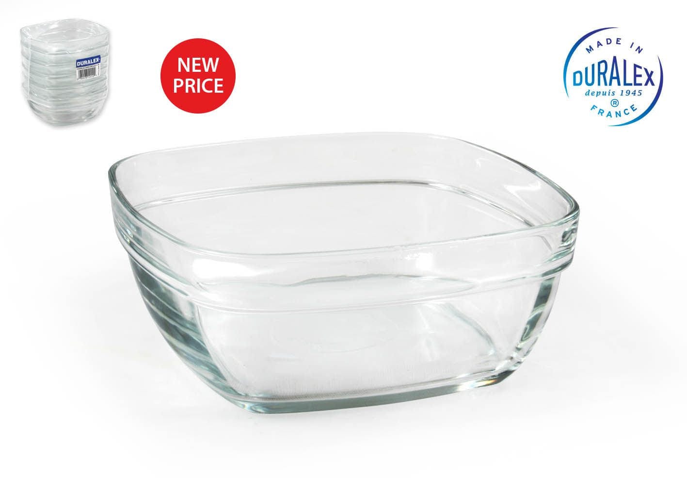 Bol din sticla, Lys Transparent, 610 ml