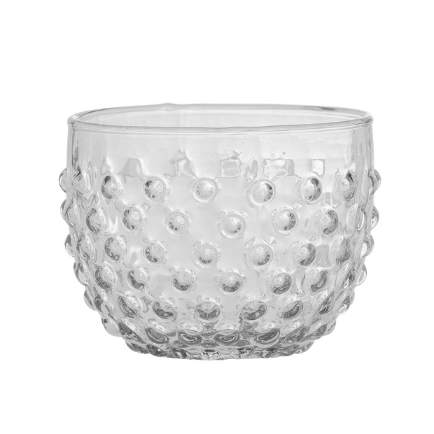 Bloomingville Bol din sticla reciclata, Justina Transparent, 400 ml