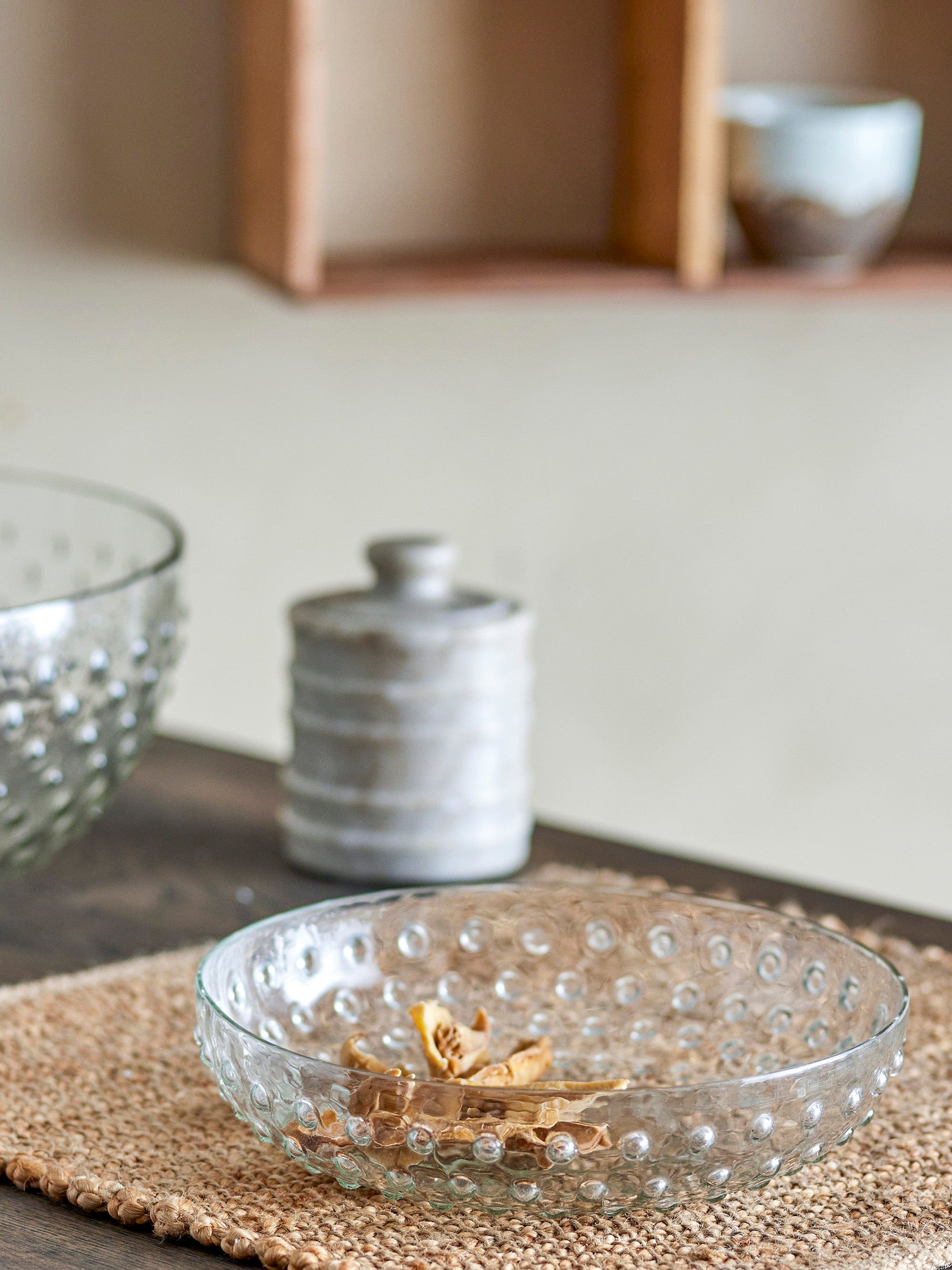 Bol din sticla reciclata, Justina Transparent, 850 ml (1)