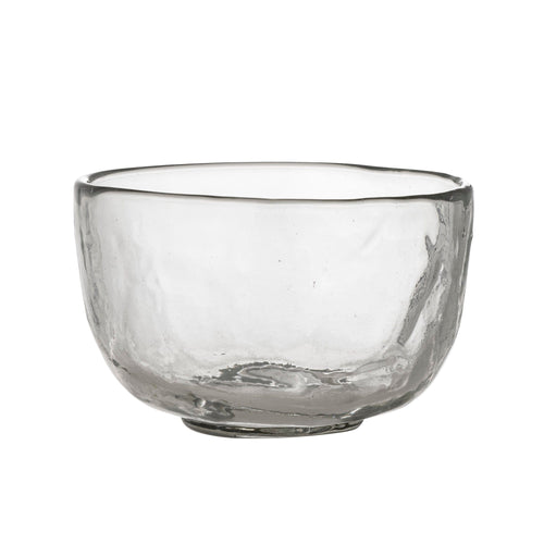 Bloomingville Bol din sticla reciclata, Lenka Transparent, 100 ml