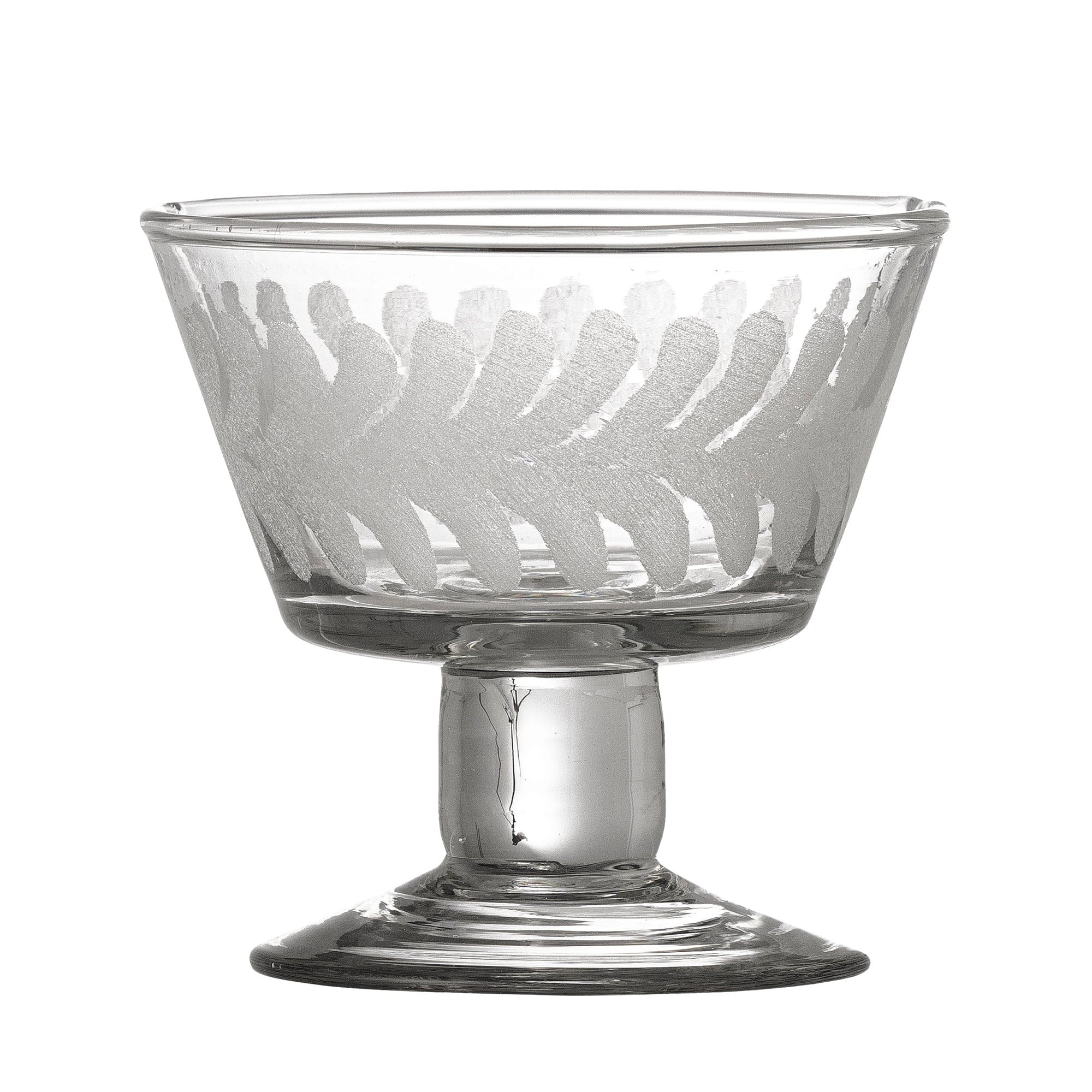 Bloomingville Bol din sticla reciclata, Rika Transparent, 100 ml