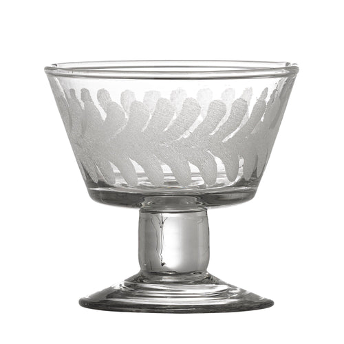 Bloomingville Bol din sticla reciclata, Rika Transparent, 100 ml