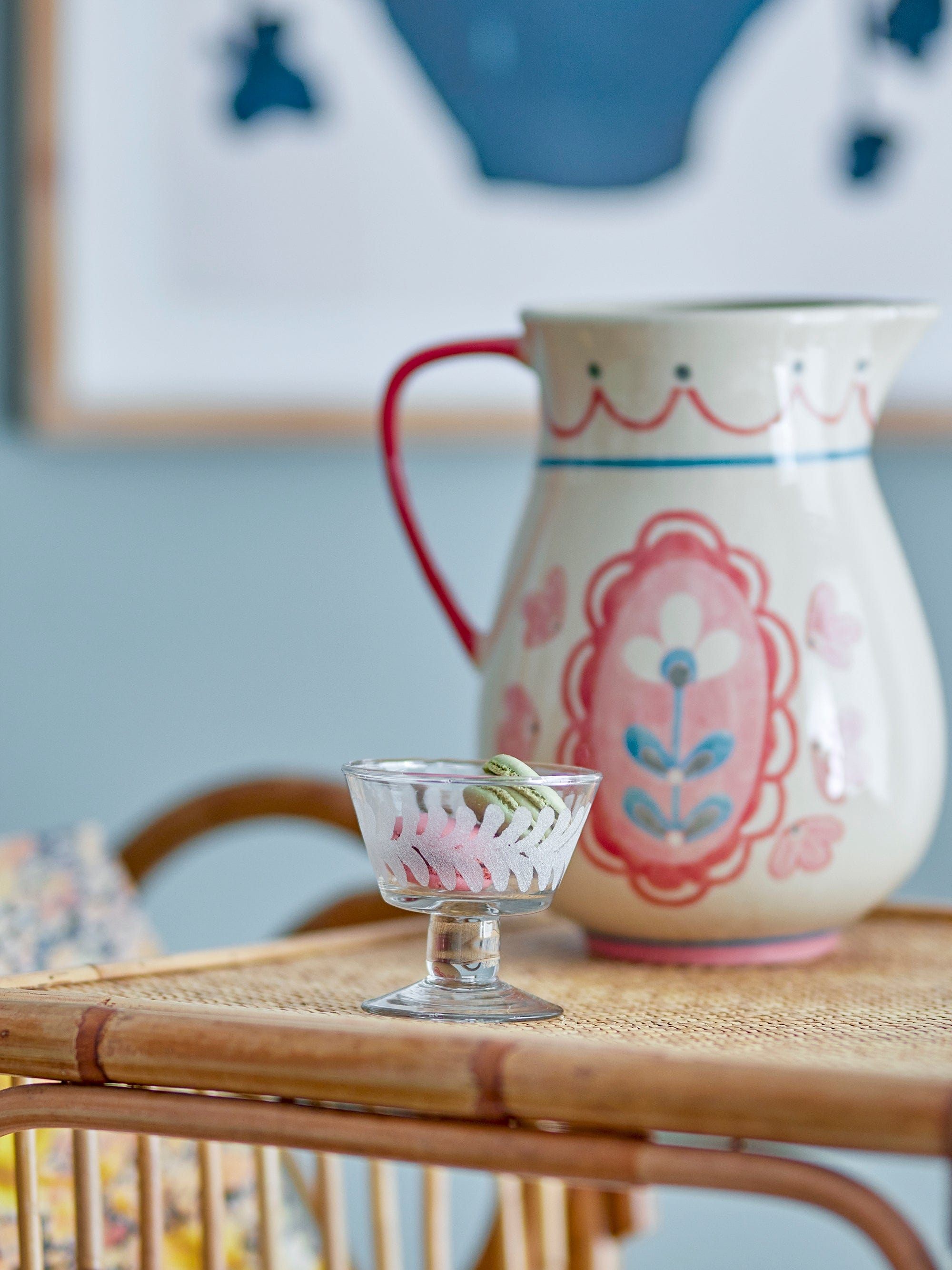 Bloomingville Bol din sticla reciclata, Rika Transparent, 100 ml