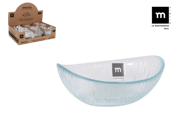 Bol din sticla, Snacks Transparent, L10.5xl12.5xH5.5 cm