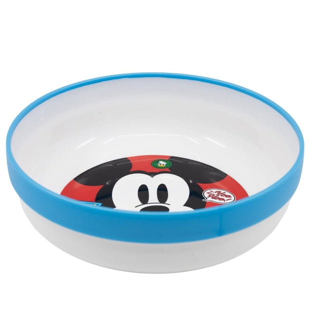 Bol pentru copii din plastic, Mickey Mouse Multicolor, Ø14xH4.6 cm