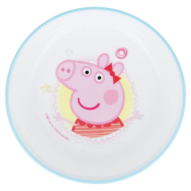 Bol pentru copii din plastic, Peppa Pig Multicolor, Ø14xH4.6 cm
