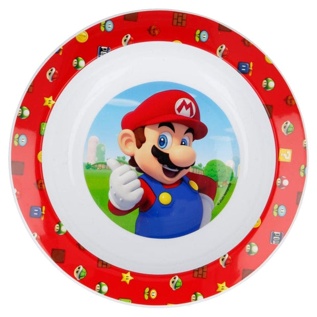 Bol pentru copii din plastic, Super Mario Multicolor, Ø16xH4 cm (1)