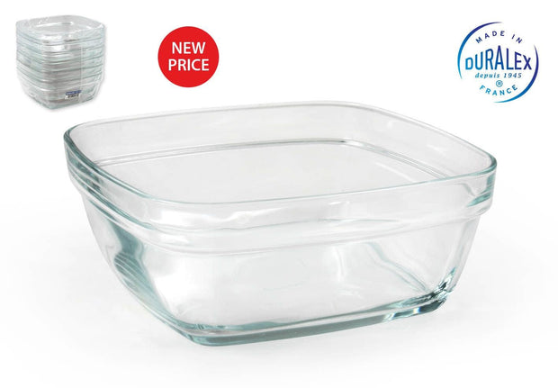 Bol pentru salata, din sticla, Lys Transparent, 1150 ml