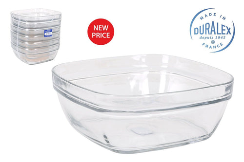 Bol pentru salata, din sticla, Lys Transparent, 2000 ml