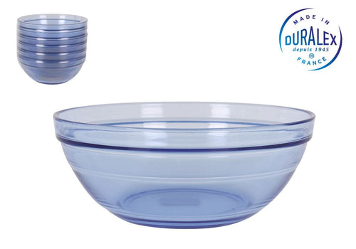 Bol pentru salata, din sticla, Picardie Albastru, 1600 ml