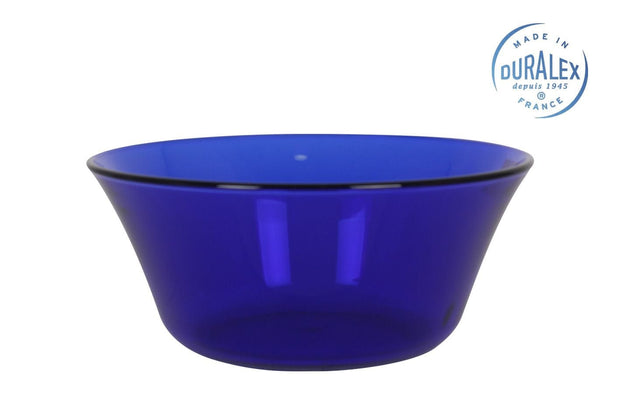 Bol pentru salata, din sticla, Saphir Albastru, 910 ml