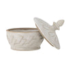 Bloomingville Borcan pentru depozitare cu capac, Pauline Natural, , Ø9xH9.5 cm