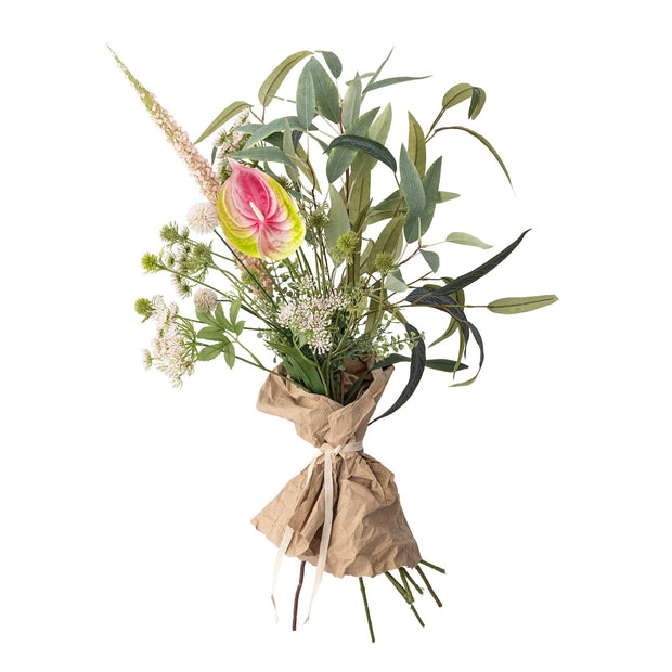 Bloomingville Buchet flori artificiale, Blush Roz, H80 cm