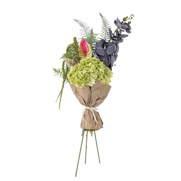 Bloomingville Buchet flori artificiale, Poetry Verde, H80 cm