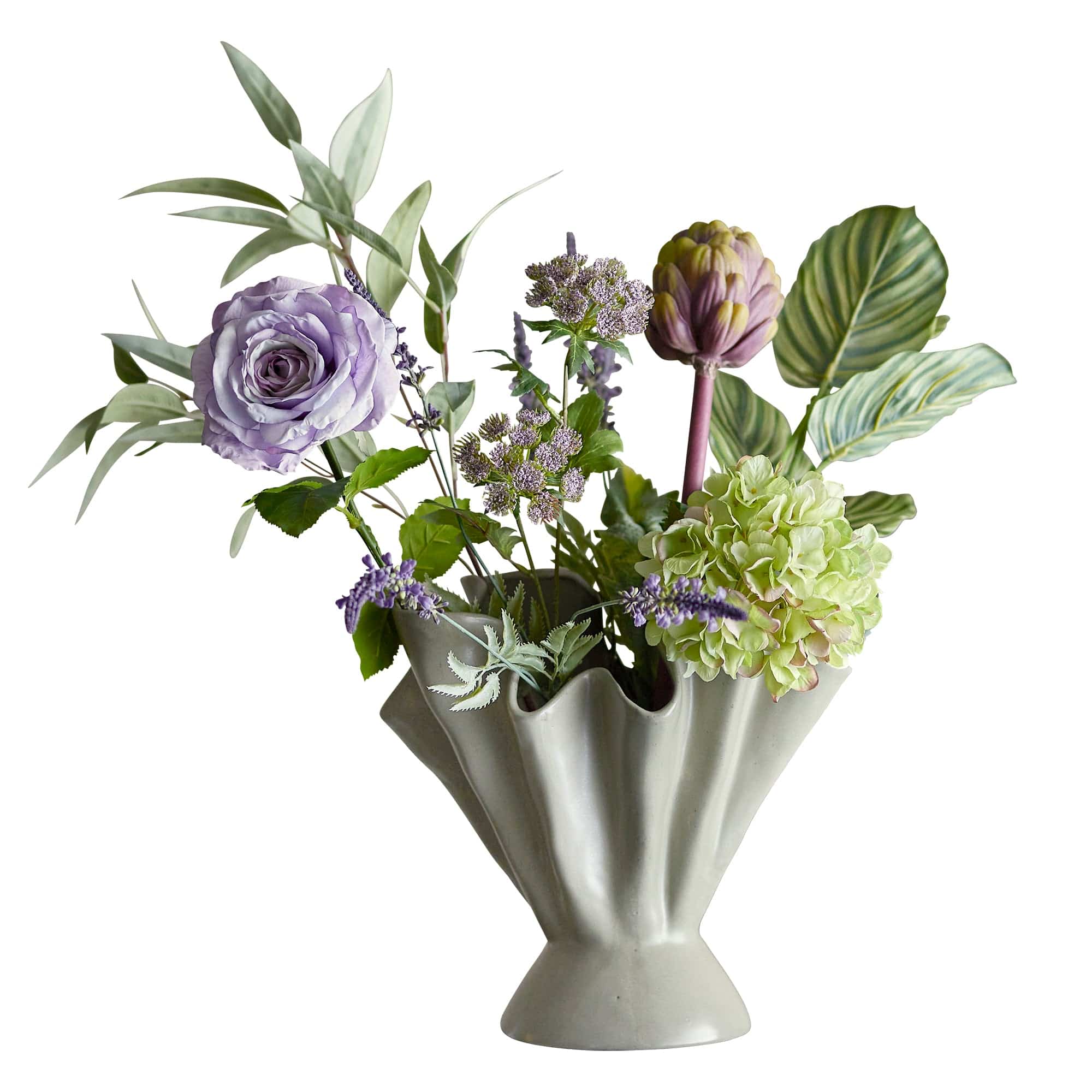 Bloomingville Buchet flori artificiale, Whisper Violet, H80 cm