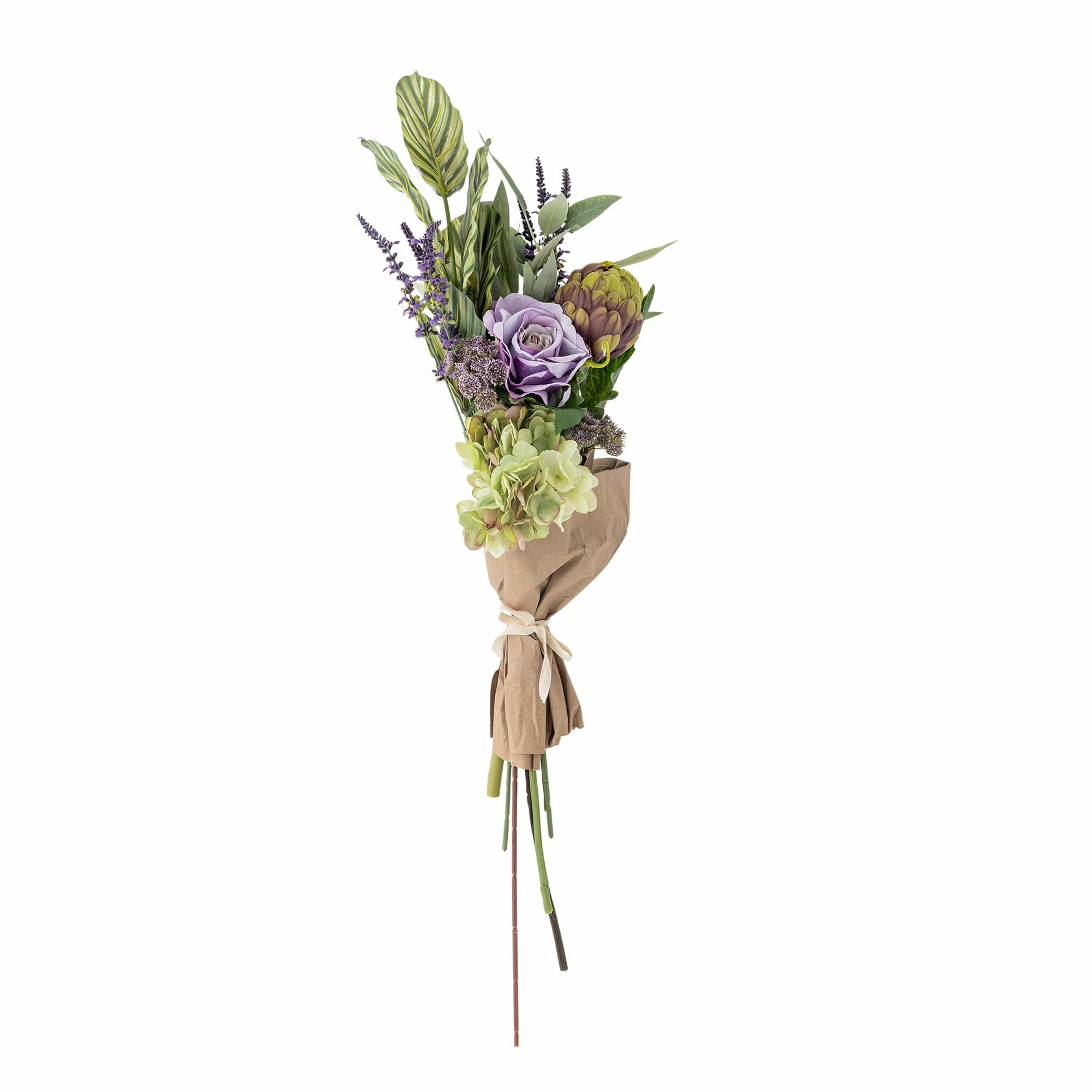 Bloomingville Buchet flori artificiale, Whisper Violet, H80 cm