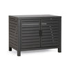 Cabinet de gradina / terasa din aluminiu, cu 2 usi, Atlantic Antracit, l90xA55xH70 cm