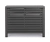 Cabinet de gradina / terasa din aluminiu, cu 2 usi, Atlantic Antracit, l90xA55xH70 cm (2)