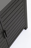 Cabinet de gradina / terasa din aluminiu, cu 2 usi, Atlantic Antracit, l90xA55xH70 cm (4)