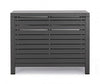 Cabinet de gradina / terasa din aluminiu, cu 2 usi, Atlantic Antracit, l90xA55xH70 cm (8)