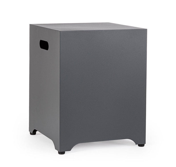 Cabinet de gradina / terasa din metal, Wolke Gri Inchis, l41xA41xH53,3 cm