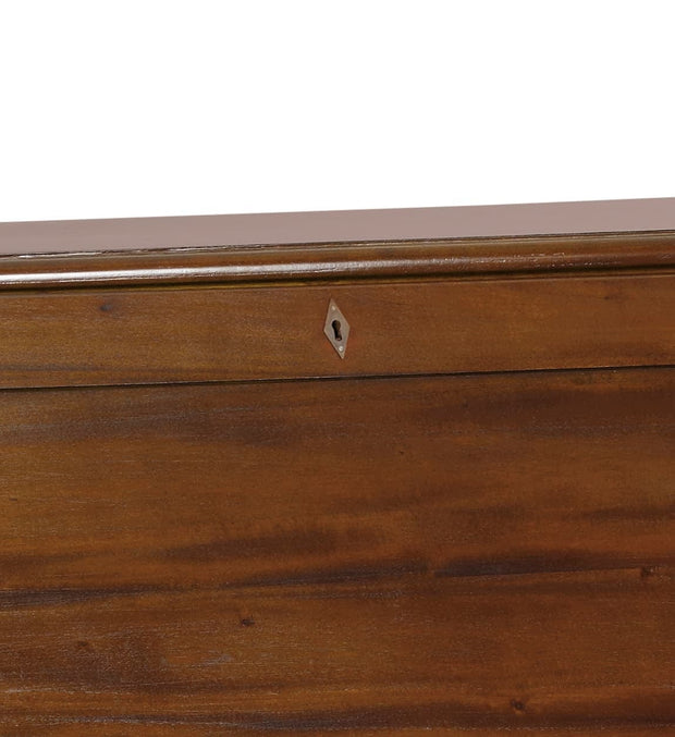 Moycor Cabinet din lemn cu 5 sertare, Vintage Nuc, l90xA48xH113 cm