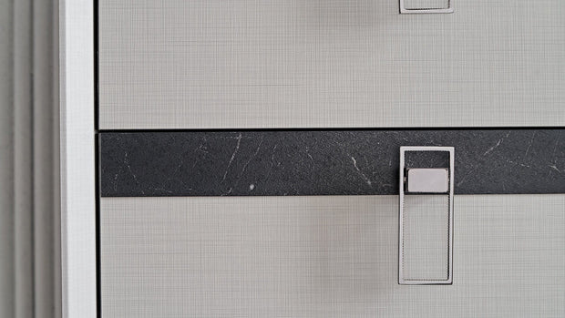 Dogtas Cabinet din pal cu 4 sertare, Arora Koton Gri Deschis, l60,5xA47,5xH115,1 cm