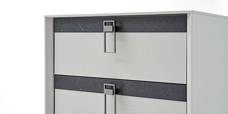 Dogtas Cabinet din pal cu 4 sertare, Arora Koton Gri Deschis, l60,5xA47,5xH115,1 cm