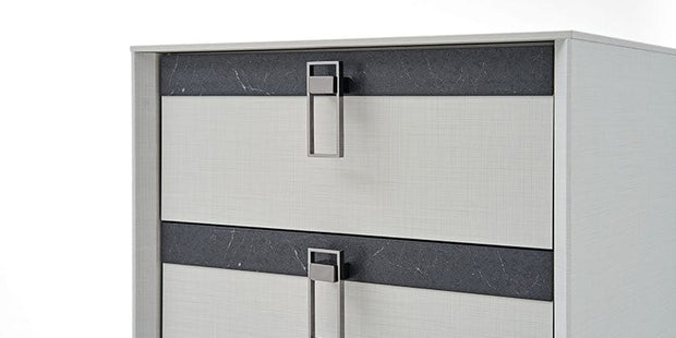 Dogtas Cabinet din pal cu 4 sertare, Arora Koton Gri Deschis, l60,5xA47,5xH115,1 cm