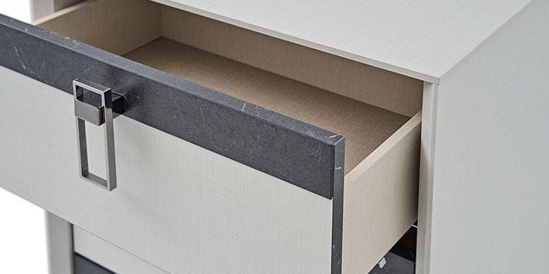 Dogtas Cabinet din pal cu 4 sertare, Arora Koton Gri Deschis, l60,5xA47,5xH115,1 cm