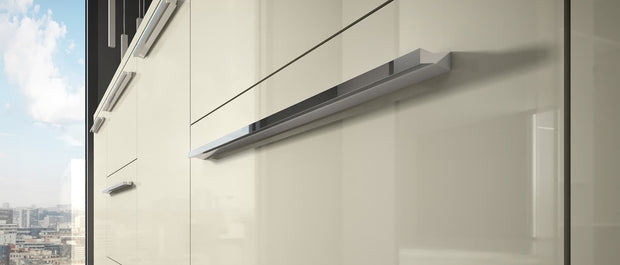 Jela Cabinet din pal, cu 4 sertare, Piano F4/PN Small Bej, l76xA45xH97 cm