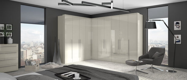 Jela Cabinet din pal, cu 4 sertare, Piano F4/PN Small Bej, l76xA45xH97 cm