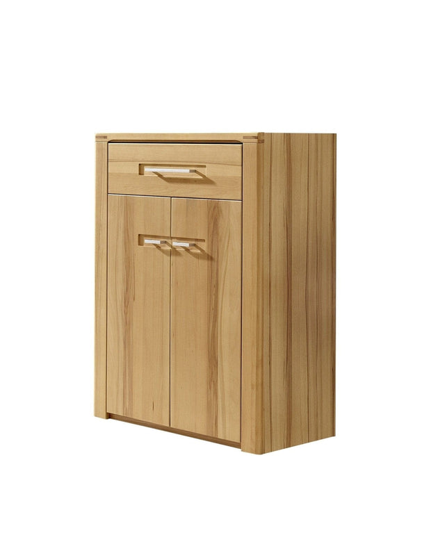 BFSummer Cabinet hol din pal, cu 2 usi si 1 sertar, Natur Plus, l74xA40xH100 cm