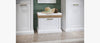 Jela Cabinet hol din pal si MDF, cu 2 usi si 1 sertar, Tara CPL21 Alb Mat / Nuc Pacific, l86xA38xH102 cm