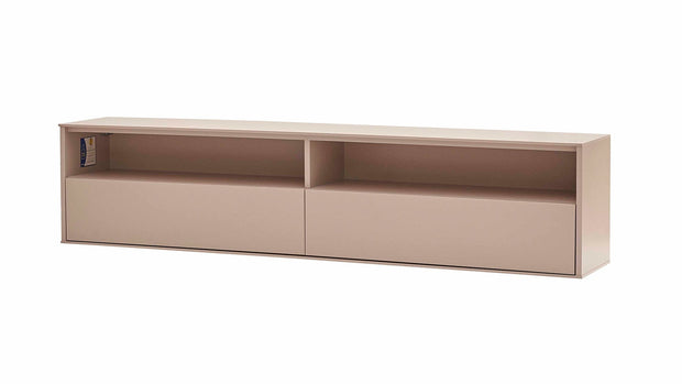 Dogtas Cabinet suspendat din pal, cu 2 usi, Costa Cappuccino, l180,4xA32,2xH40,2 cm