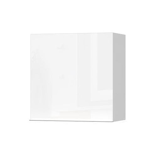 Jela Cabinet suspendat din pal si MDF, cu 1 usa, Avis VK55-1K/AV Alb, l55xA29xH56 cm